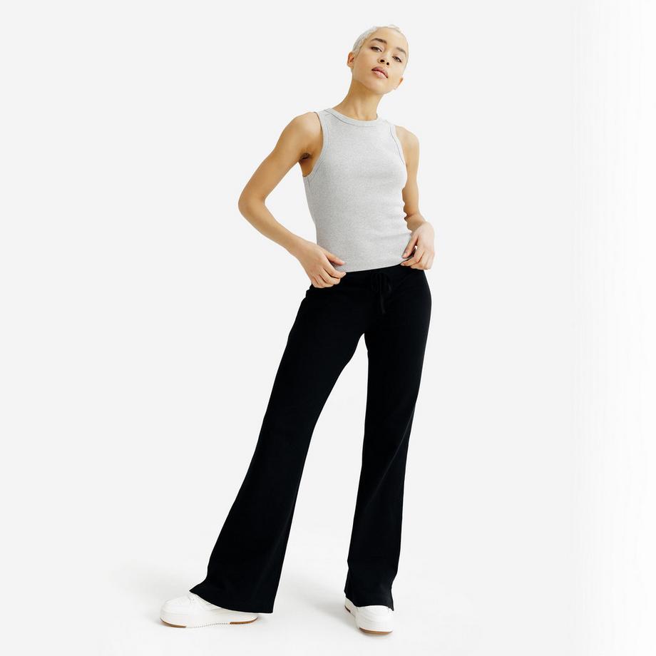 DECATHLON  Leggings donna gamba svasata cotone 