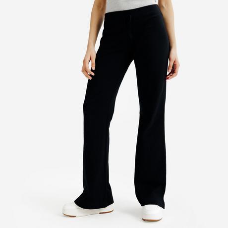 DECATHLON  Leggings donna gamba svasata cotone 