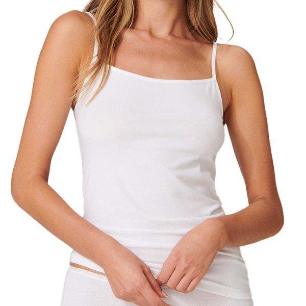 Schiesser 4er Pack Bio Baumwolle Spaghetti Top  