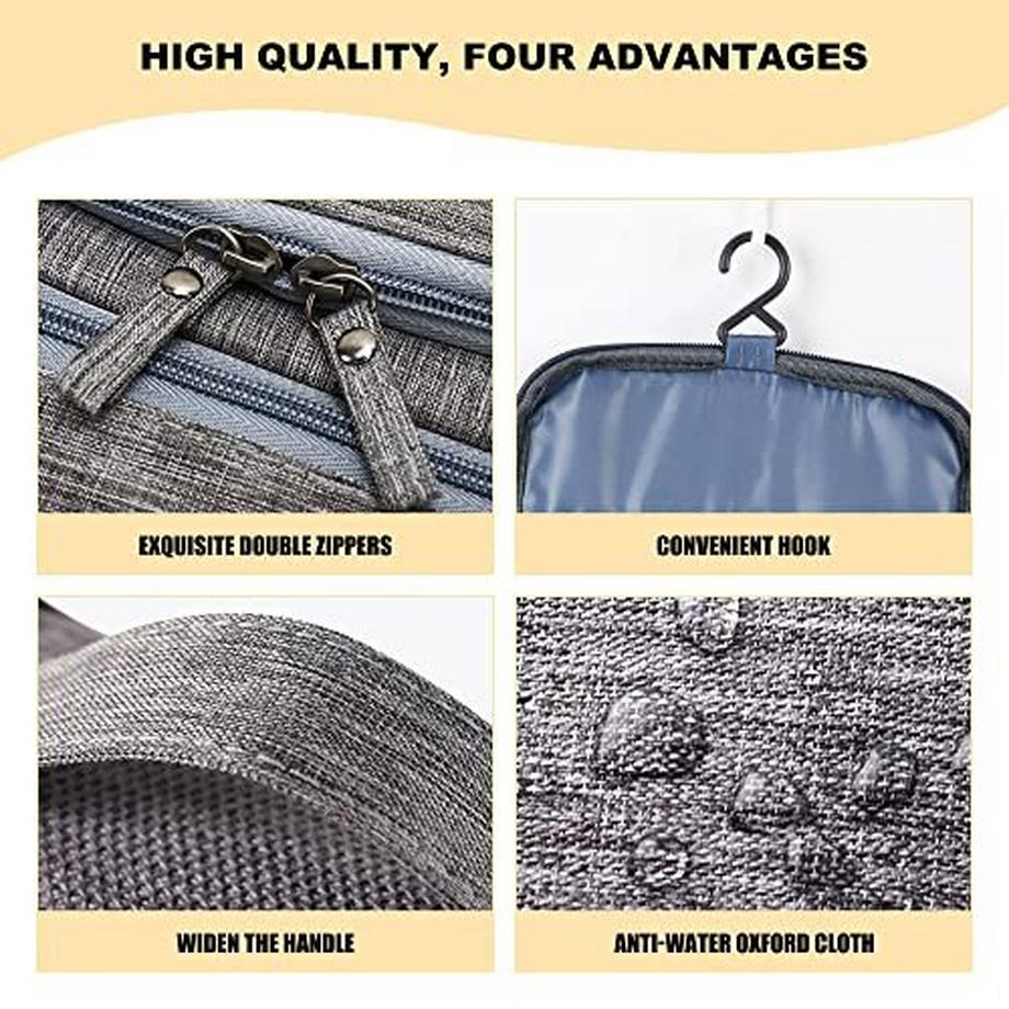 Only-bags.store Trousse de Toilette de Voyage Cosmétique Étanche Portable  