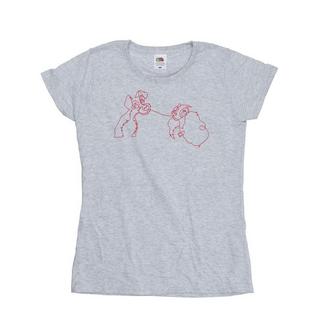 Disney Lady And The Tramp T-Shirt Imprimé Graphique  