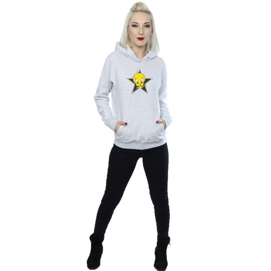 LOONEY TUNES Tweety Pie Star Felpa con Cappuccio  