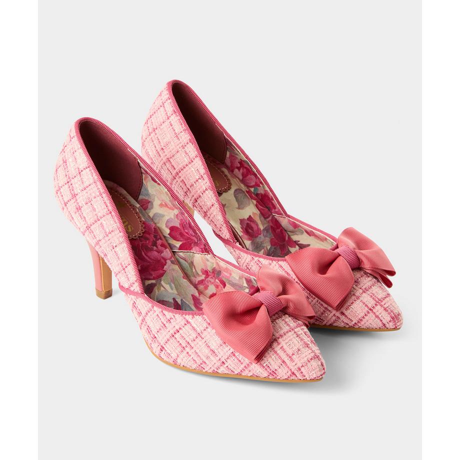 Joe Browns Tweed Schuhe mit Schleife  