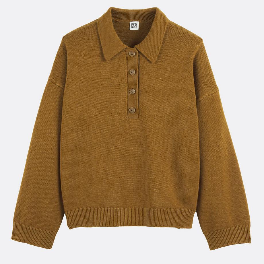 La Redoute Collections Pull col polo  