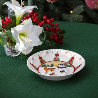 Villeroy & Boch Pt assiette creuse, bonhomme de neige Toy's Fantasy  