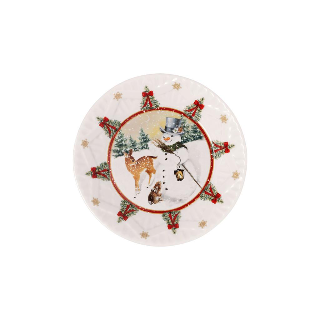 Villeroy&Boch Pt assiette creuse, bonhomme de neige Toy's Fantasy  