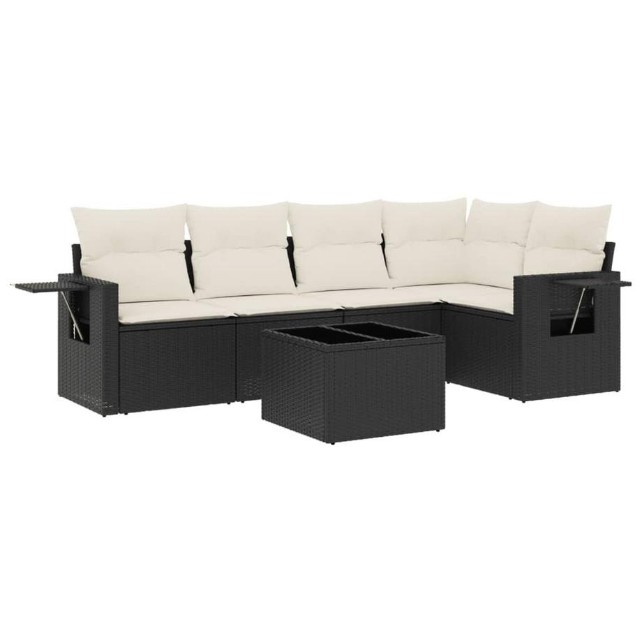 set divano da giardino Polirattan