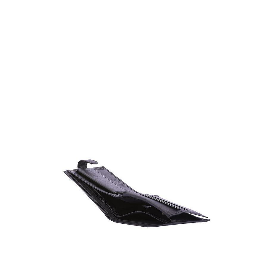 Enrico Coveri Portefeuille bifold avec fermeture à bouton-pression  