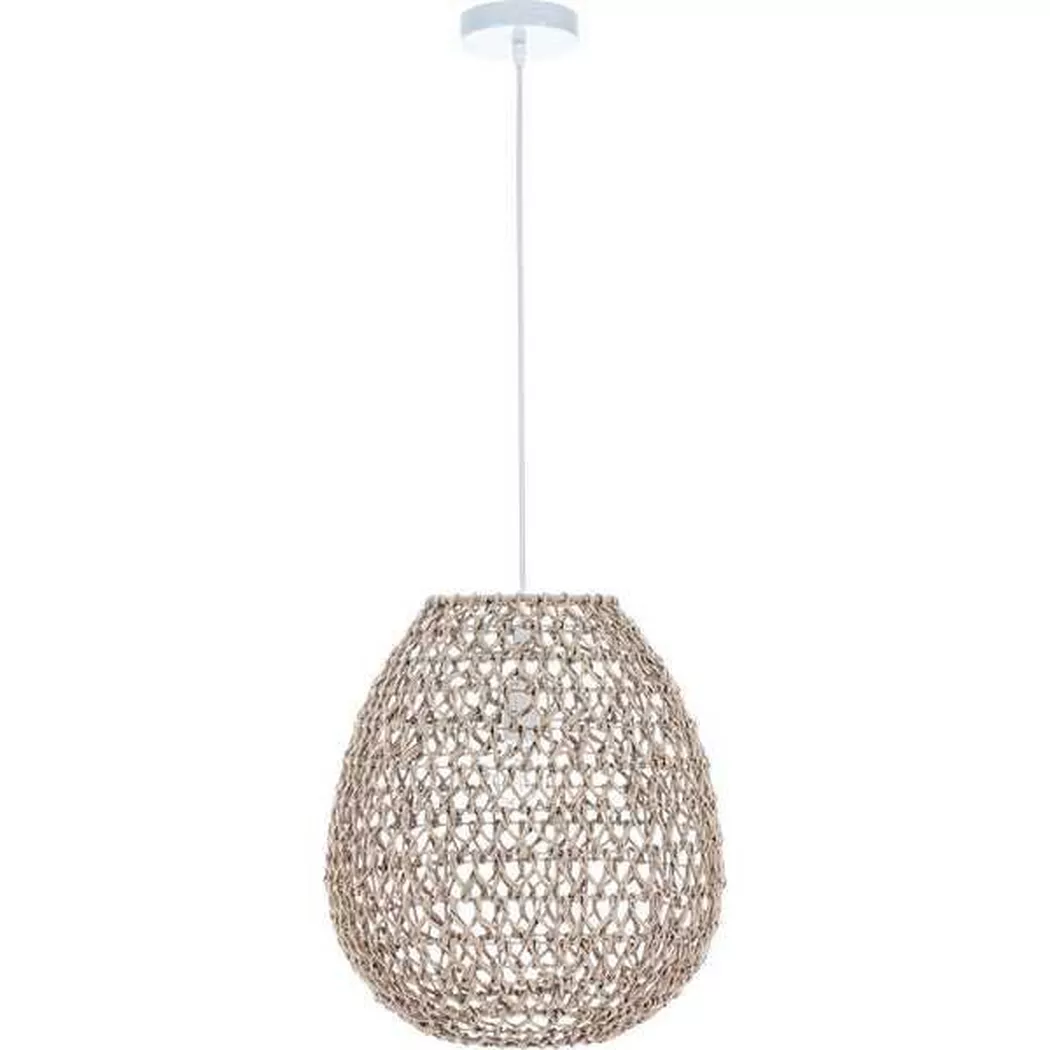 mutoni – Hängeleuchte Zambia natur Höhe 42, One Size, Beige