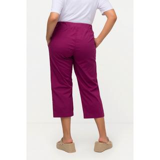 Ulla Popken  7/8-Hose Ruby, geformtes Knie, gerades Bein, Elastikbund 