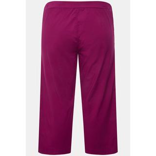 Ulla Popken  Pantalon 7/8 Ruby avec genoux préformés, jambes droites et taille élastique 