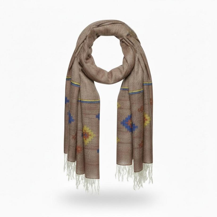 Écharpe pashmina & mérinos Gaurishankar