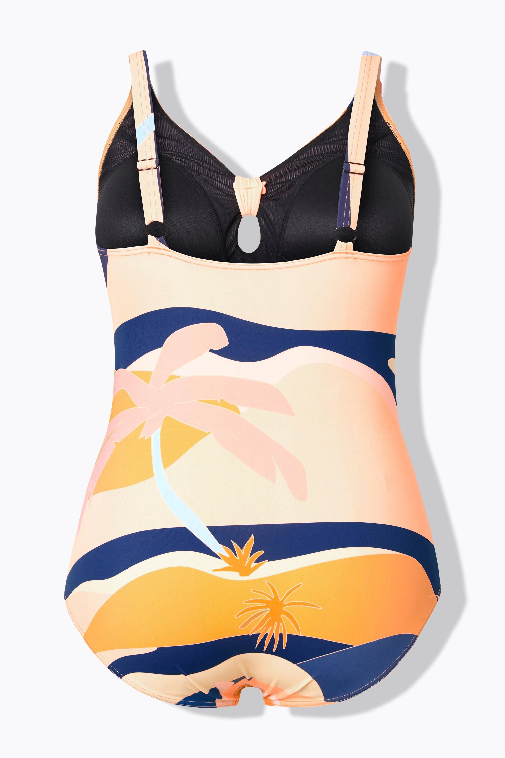 Ulla Popken Maillot de bain Nœud Bonnets Souples Bretelles Réglables  