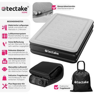 Tectake Matelas gonflable AirDreams avec pompe électrique  