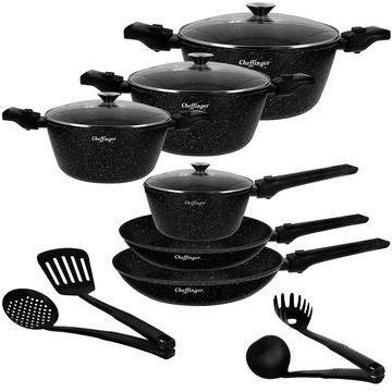 Ensemble de Cuisine 10pcs Poignées Amovibles