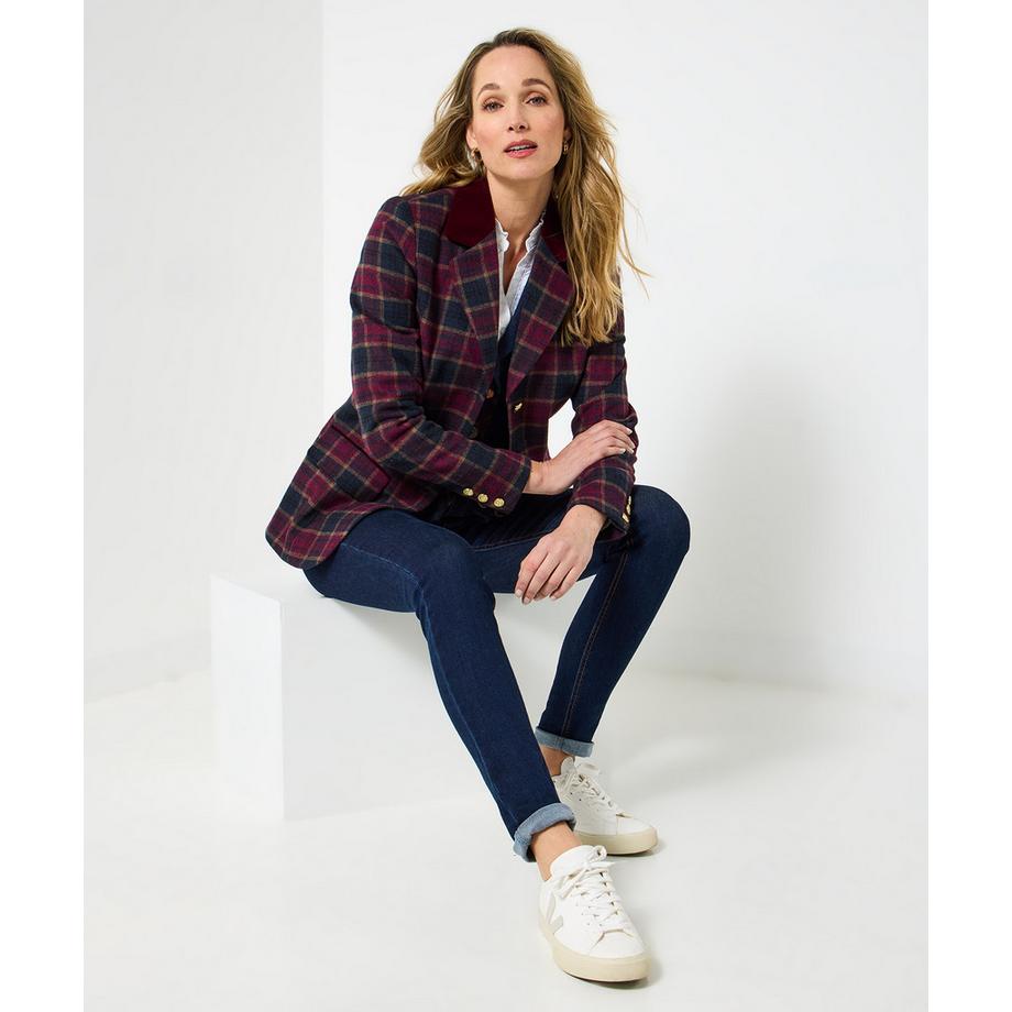 Joe Browns Veste à carreaux style tradition chic  