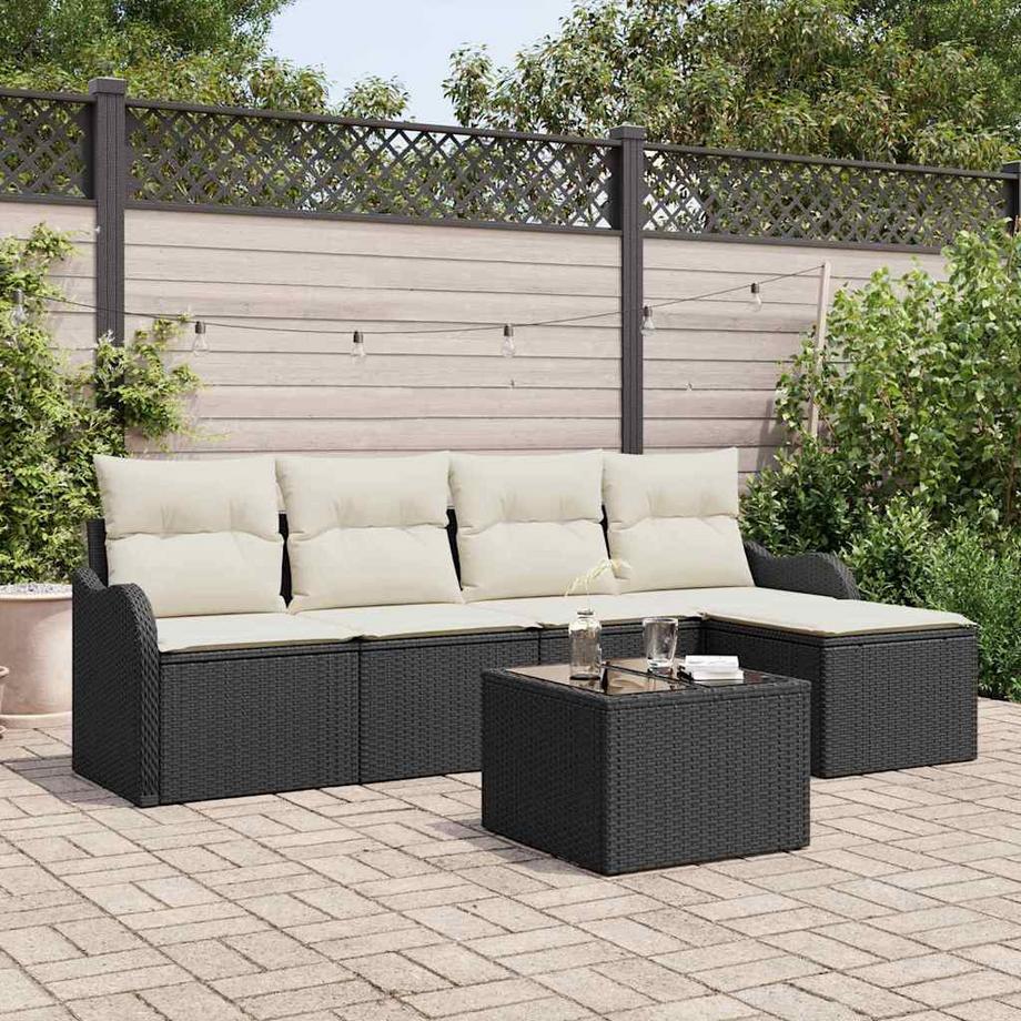 VidaXL Divano da giardino Polyrattan  