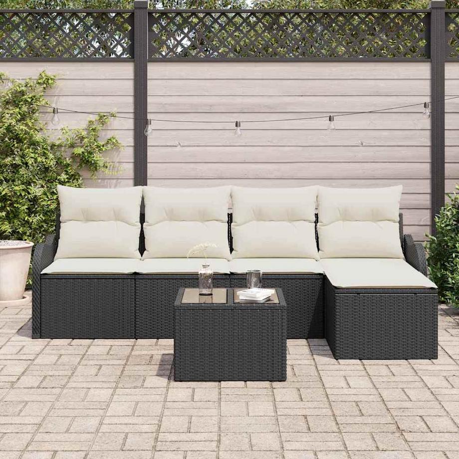 VidaXL Divano da giardino Polyrattan  