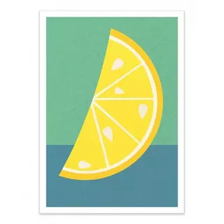 Wall Editions  Art-Poster - Lemon Slice - Rosi Feist - 50 x 70 cm 