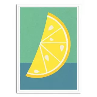 Wall Editions  Art-Poster - Lemon Slice - Rosi Feist - 50 x 70 cm 