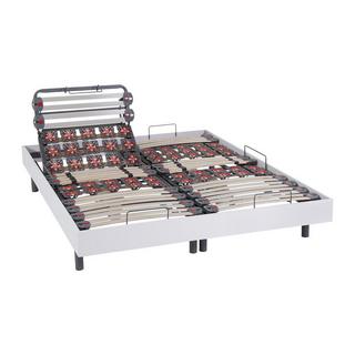 NATUREA Letto relax elettrico doghe e sospensioni 2 materasso memory e bambà¹ Bianco DAMYSOS di NATUREA con motori OKIN  