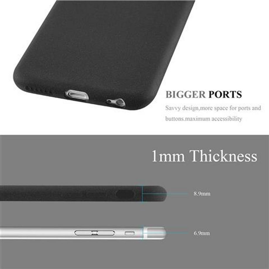 Cadorabo  Hülle für Apple iPhone 6 / 6S TPU Silikon Frosted 