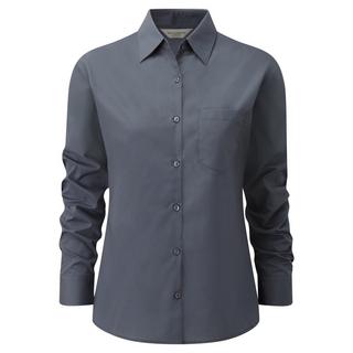 Russell Collection Langarm Bluse  