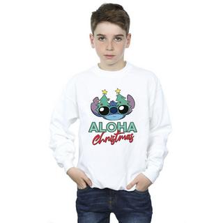 Disney  Lilo And Stitch Christmas Tree Shades Sweatshirt 