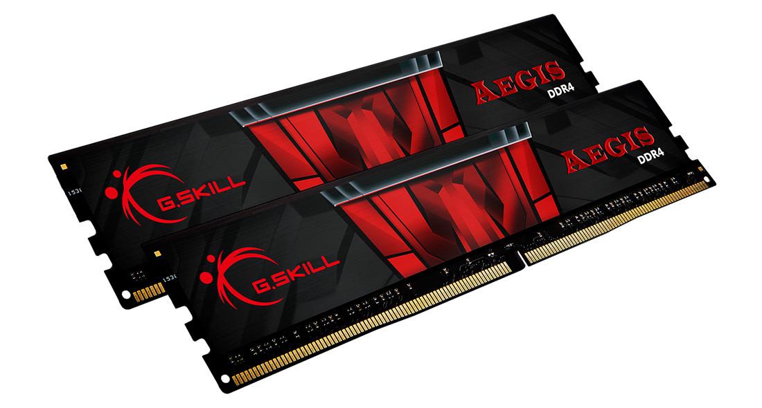 G.Skill  Aegis PC-Arbeitsspeicher Kit DDR4 16 GB 2 x 8 GB Non-ECC 3200 MHz 288pin DIMM CL16-18-18-38 