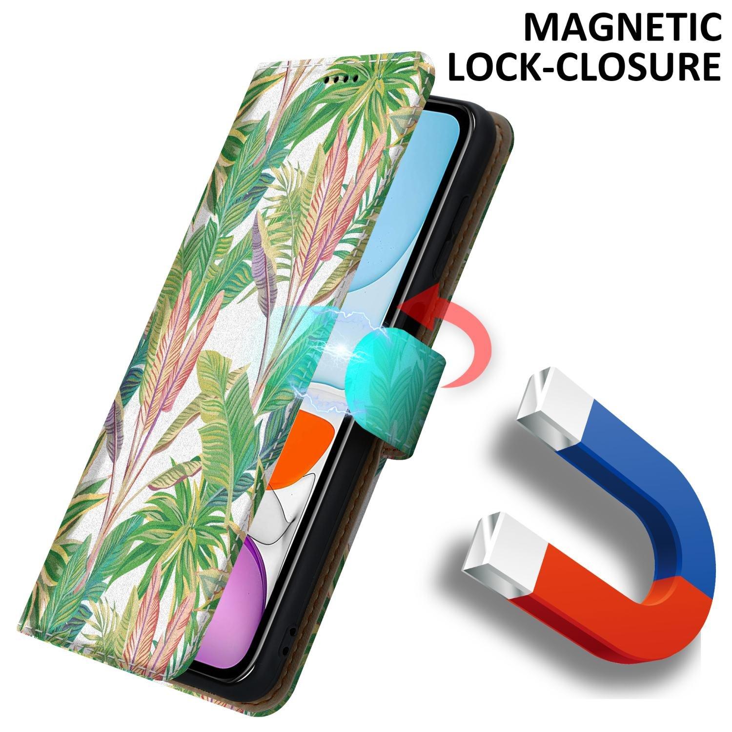 Cadorabo  Housse compatible avec Apple iPhone 11 - Coque de protection avec fermeture magnétique, fonction de support et compartiment pour carte 