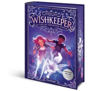 Wishkeeper, Band 1: Das Land der verborgenen Wünsche (Wunschwesen-Fantasy von der Mitternachtskatzen-Autorin für Kinder ab 9 Jahren) Laban, Barbara; Trunfio, Alessia (Illustrationen); Trunfio, Alessia (Umschlaggestaltung) Gebundene Ausgabe 