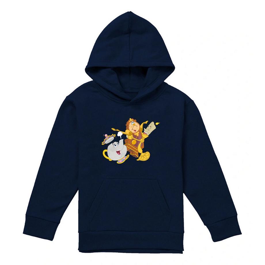 Felpa Con Cappuccio Potts Cogsworth Lumiere