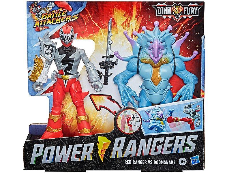 Hasbro  Power Rangers Roter Ranger vs Doomsnake 