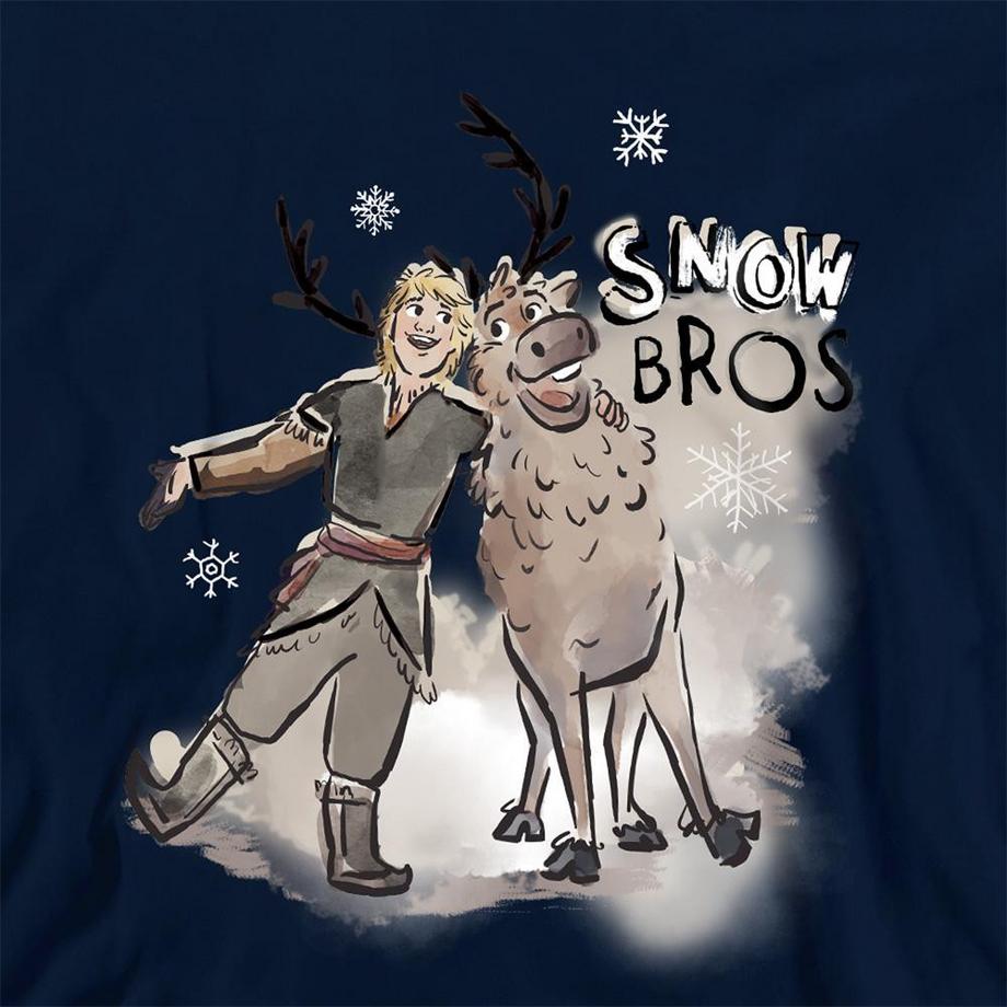 FROZEN  Snow Bros Felpa Con Cappuccio Sven E Kristoff 