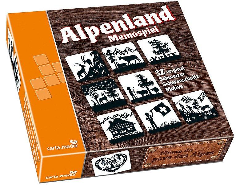 Carta.Media  Spiele Alpenland Memospiel 