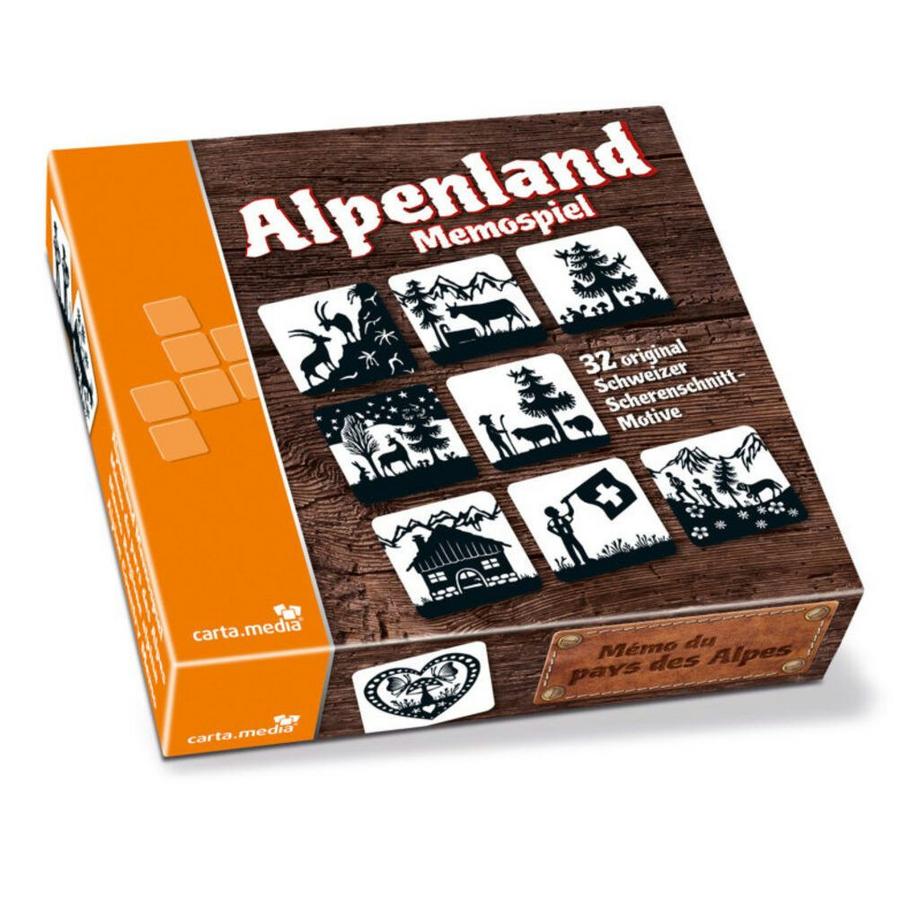 Carta.Media  Spiele Alpenland Memospiel 