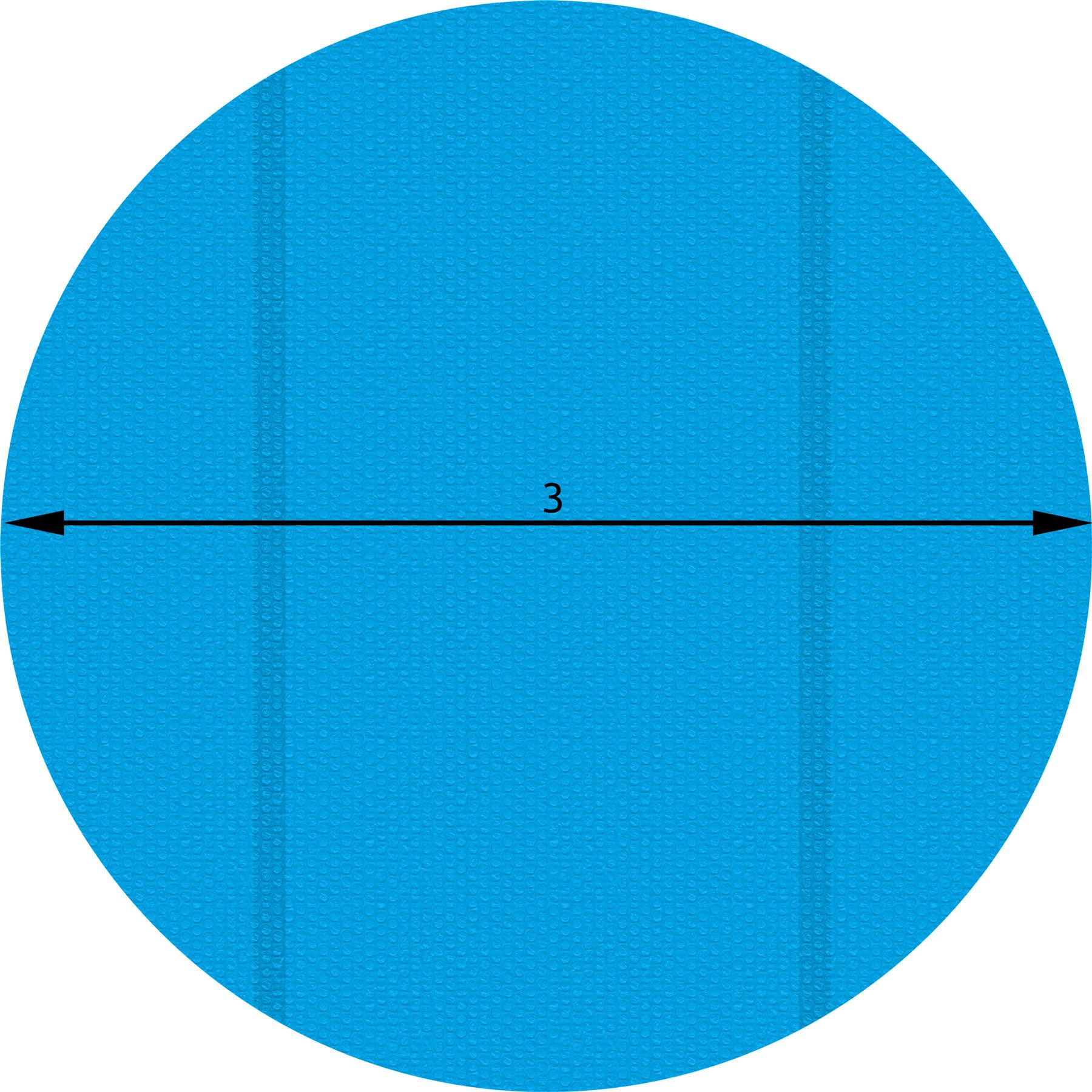 Tectake  Pellicola solare copripiscina rotonda 