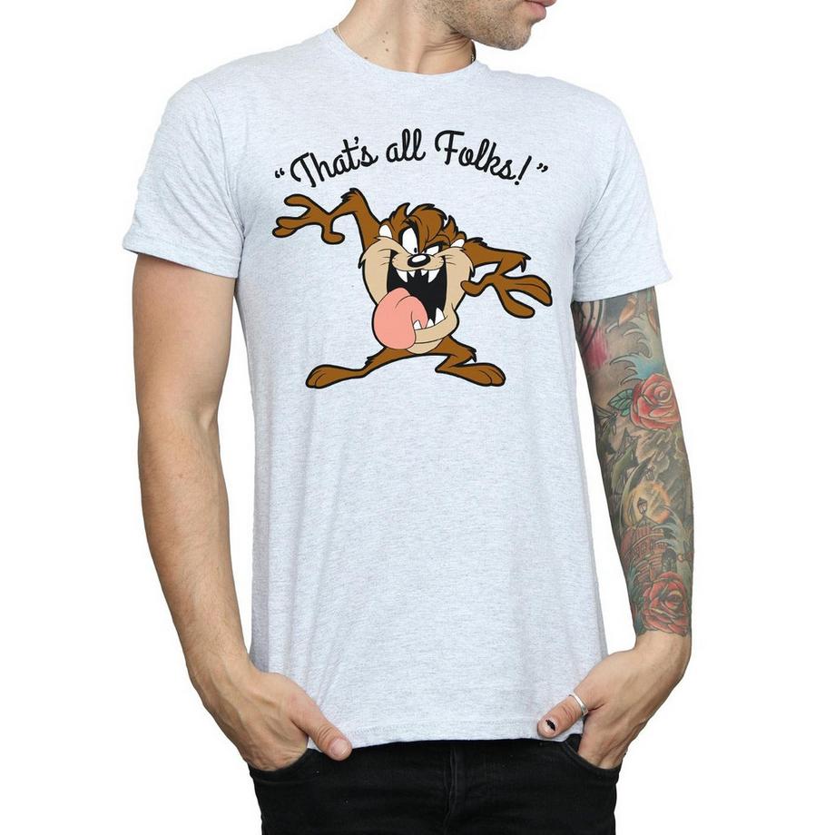 LOONEY TUNES That's All Folks Taz T-Shirt  