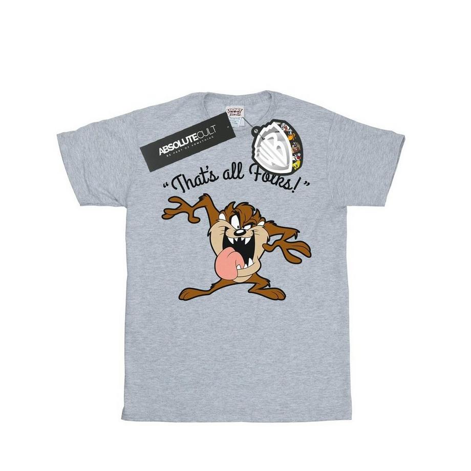 LOONEY TUNES That's All Folks Taz T-Shirt  