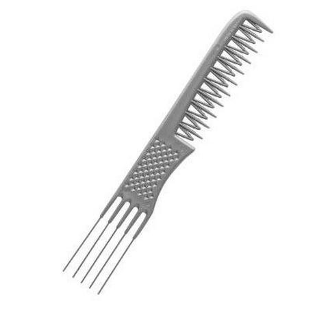 TRIUMPH MASTER  HERCULES TM 256 grau 8 Toupier-Gabelkamm mit Edelstahlnadel Triumph Master 