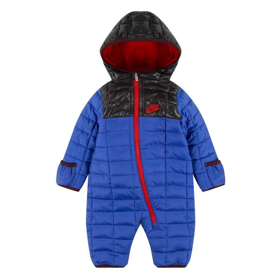 Tuta Da Neve Plaid Con Cappuccio Manica Lunga