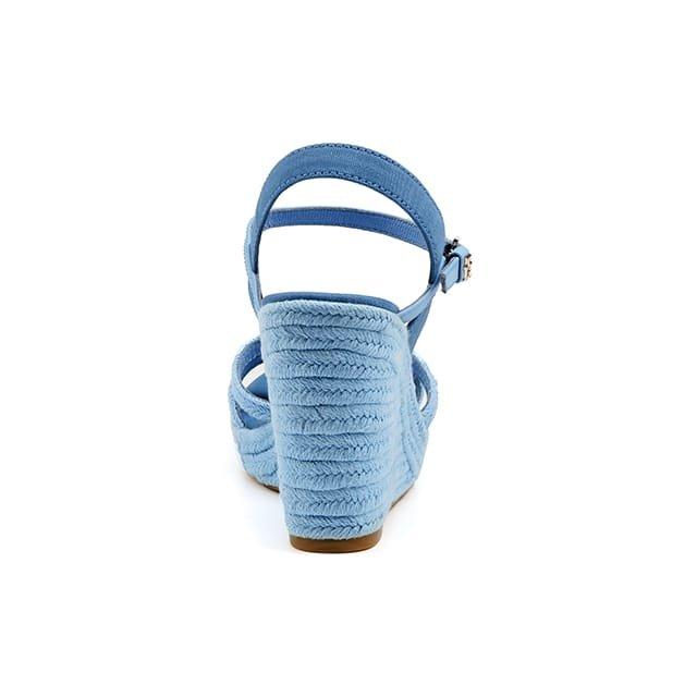 TOMMY HILFIGER  ESSENTIAL WEDGE SANDAL-38 