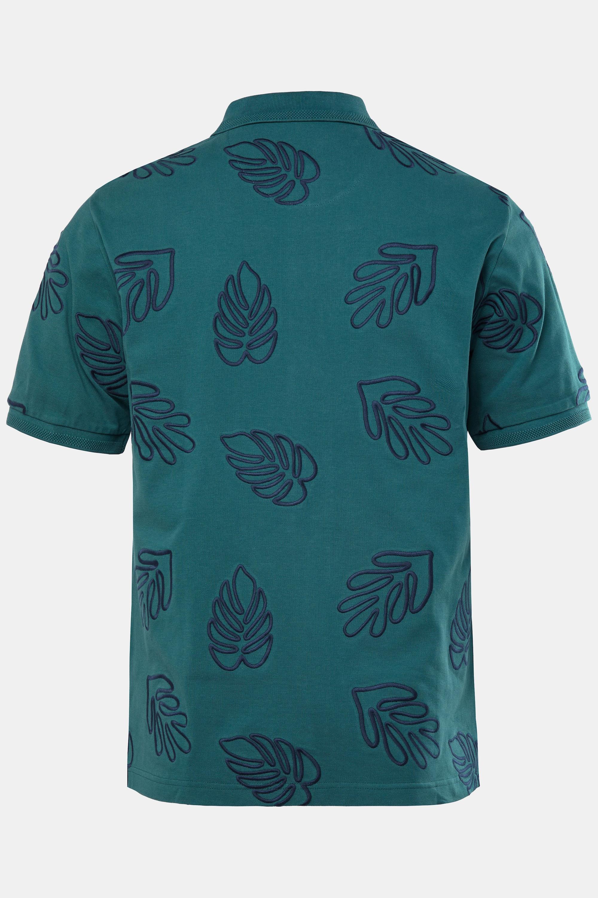 JP1880 Piqué Halbarm Poloshirt mit Stickerei  