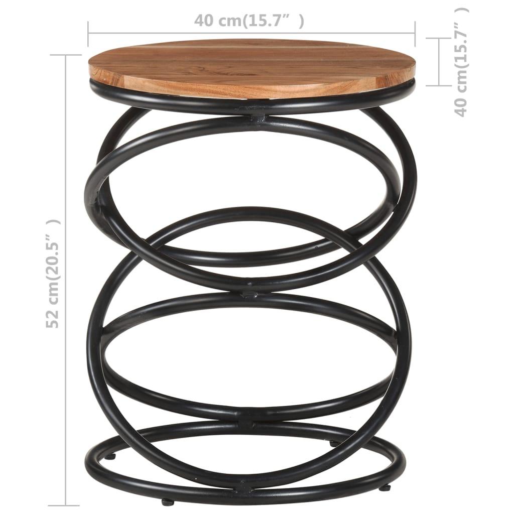 VidaXL Table d'appoint bois  