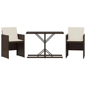 Bistro set poly-rattan