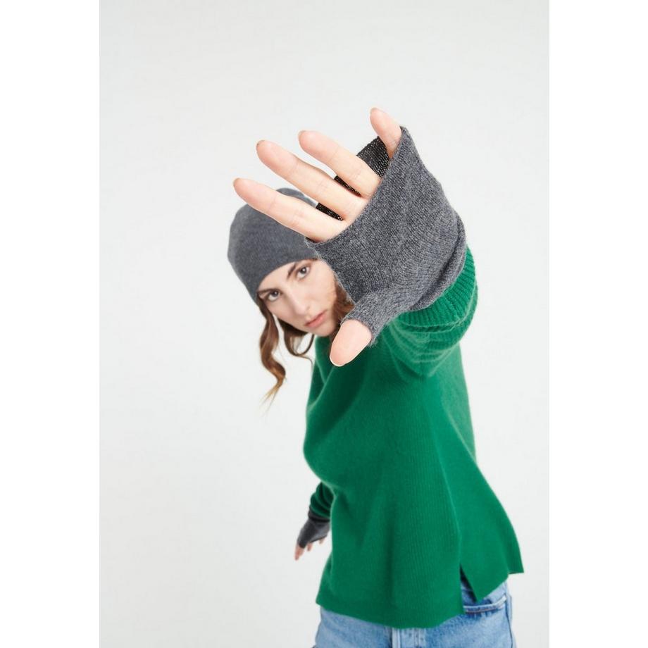 Studio Cashmere8 Kaschmir Fingerlose Fäustlinge  