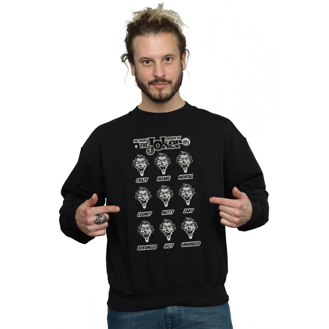 DC COMICS  The Many Moods Of The Joker Sweatshirt 