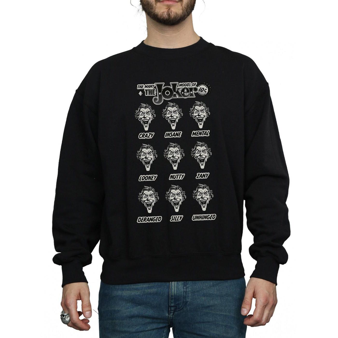 DC COMICS  The Many Moods Of The Joker Sweatshirt 