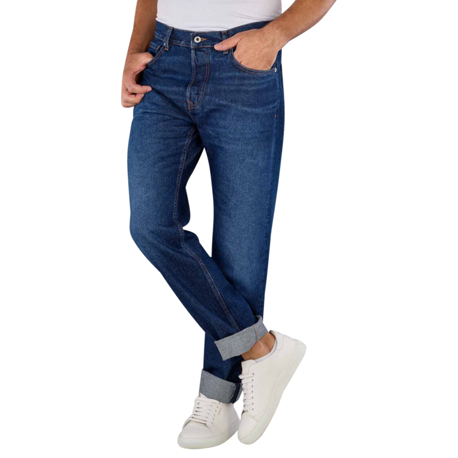 Pepe Jeans London Byron Straight Fit Stonewash Jeans  