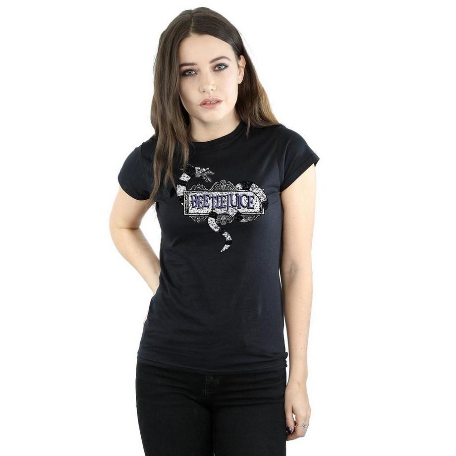 Beetlejuice Snake Logo T-Shirt  